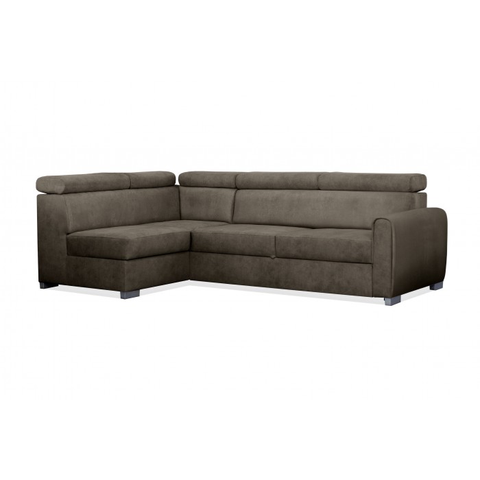 COVO Velours-Ecksofa mit...