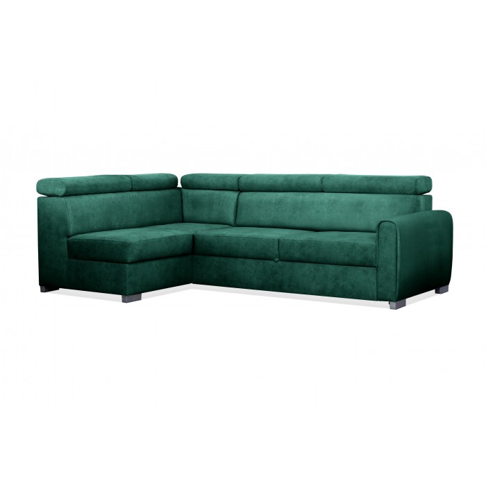 COVO Velours-Ecksofa mit...