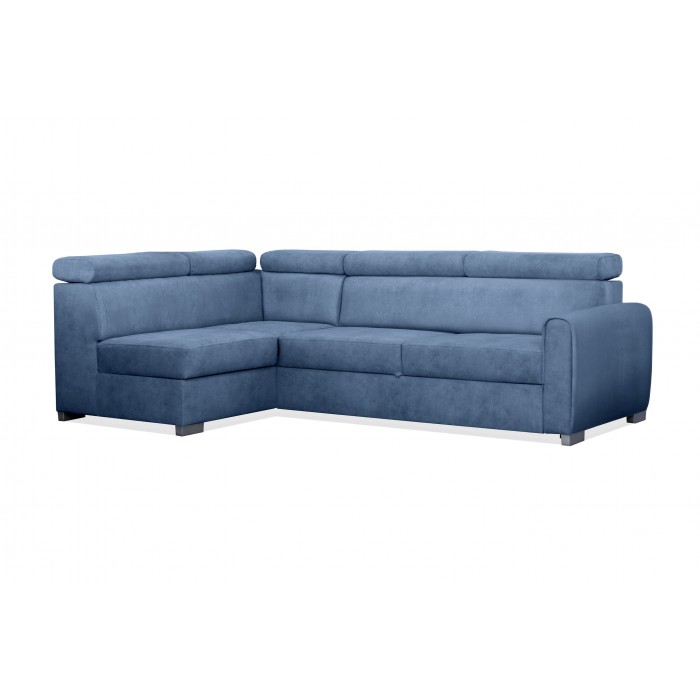 COVO Ecksofa aus blauem...