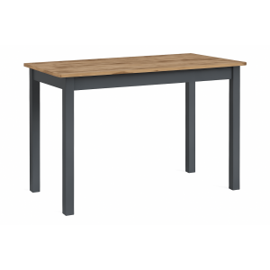 Stilvoller MAX II Esstisch aus Eiche Wotan mit graphitfarbenen Beinen für das Esszimmer 1/9