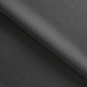 Grau gestepptes Ecksofa MASINA mit Schlaffunktion und Bettzeugcontainer 8/9