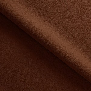 Modernes, gestepptes, braunes MASINA-Ecksofa mit Bettzeugablage und Schlaffunktion 8/9