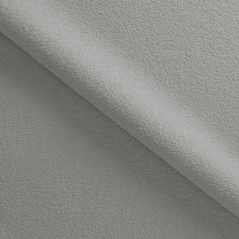 Hellgraues MASINA Stepp-Ecksofa mit Schlaffunktion und Bettzeugcontainer 8/9