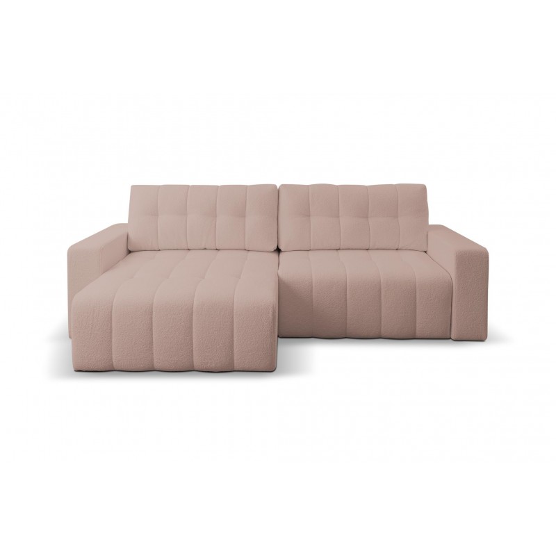 Auffallendes MASINA beige gestepptes Ecksofa mit Bettzeugcontainer 3/9