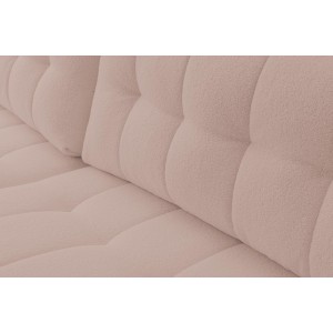 Auffallendes MASINA beige gestepptes Ecksofa mit Bettzeugcontainer 5/9