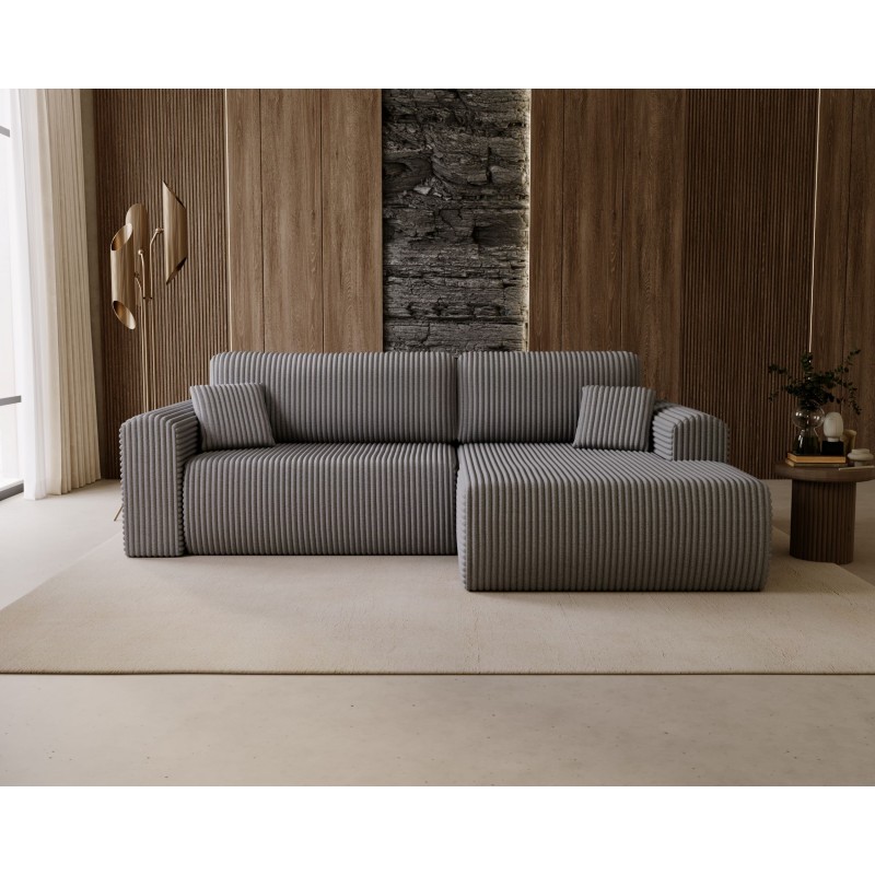 Dunkelgraues LINEA Liege-Ecksofa - Luxus und Komfort für jeden Tag 1/9