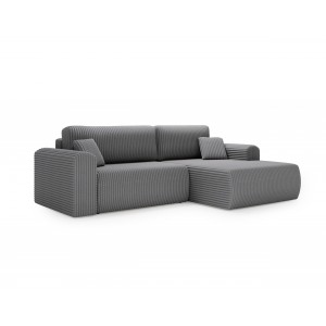 Dunkelgraues LINEA Liege-Ecksofa - Luxus und Komfort für jeden Tag 2/9