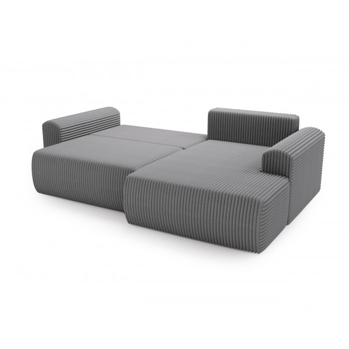 Dunkelgraues LINEA Liege-Ecksofa - Luxus und Komfort für jeden Tag