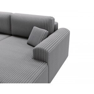 Dunkelgraues LINEA Liege-Ecksofa - Luxus und Komfort für jeden Tag 4/9