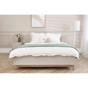 Bett WINDSOR in einem geschmackvollen Kaschmir-Ton, ideal für klassische Schlafzimmer 3/9