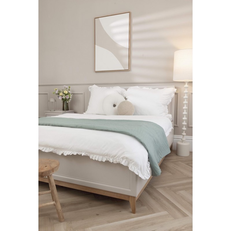 Bett WINDSOR in einem geschmackvollen Kaschmir-Ton, ideal für klassische Schlafzimmer 5/9