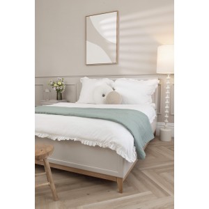 Bett WINDSOR in einem geschmackvollen Kaschmir-Ton, ideal für klassische Schlafzimmer 5/9