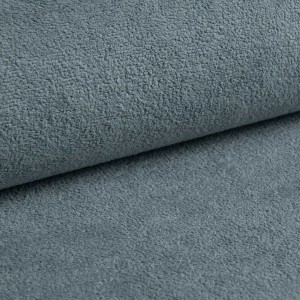 Mehrzweck-Ecksofa SPRENTO hellblau in Boucle-Stoff mit Schlaffunktion und Bettzeugfach 8/9