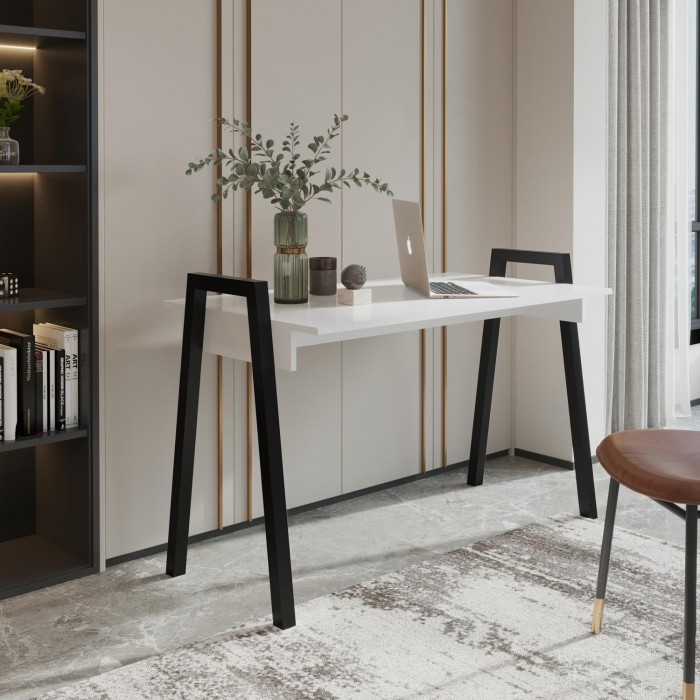 FRAME Schreibtisch - Moderner Loft-Stil mit...
