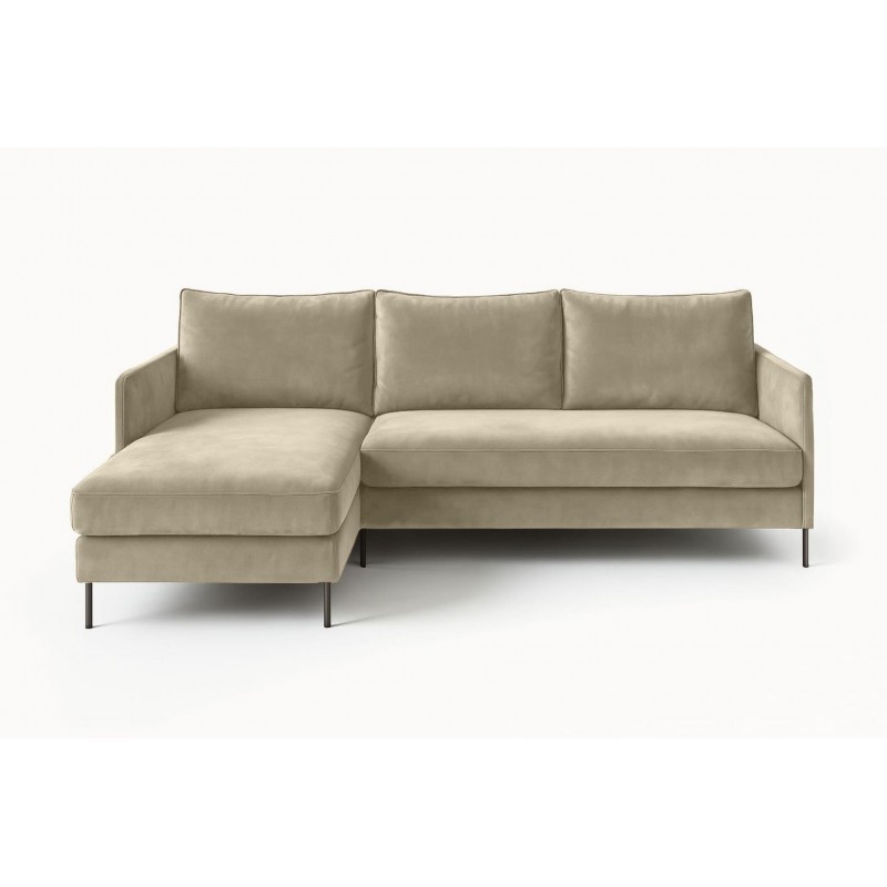 Ecksofa BELIS Rechts 
 mit Bettkasten und Schlaffunktion - Beige 5/9