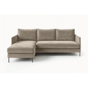 Ecksofa BELIS Rechts 
 mit Bettkasten und Schlaffunktion - Dunkelbeige 5/9