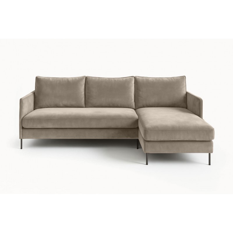 Ecksofa BELIS Rechts 
 mit Bettkasten und Schlaffunktion - Dunkelbeige 6/9