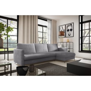 Bequemes Ecksofa BELIS BOUCLE, gepolstert mit weichem Stoff 2/9