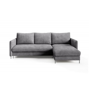 Bequemes Ecksofa BELIS BOUCLE, gepolstert mit weichem Stoff 3/9
