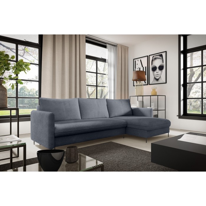 Funktionelles Ecksofa BELIS BOUCLE mit weichem...