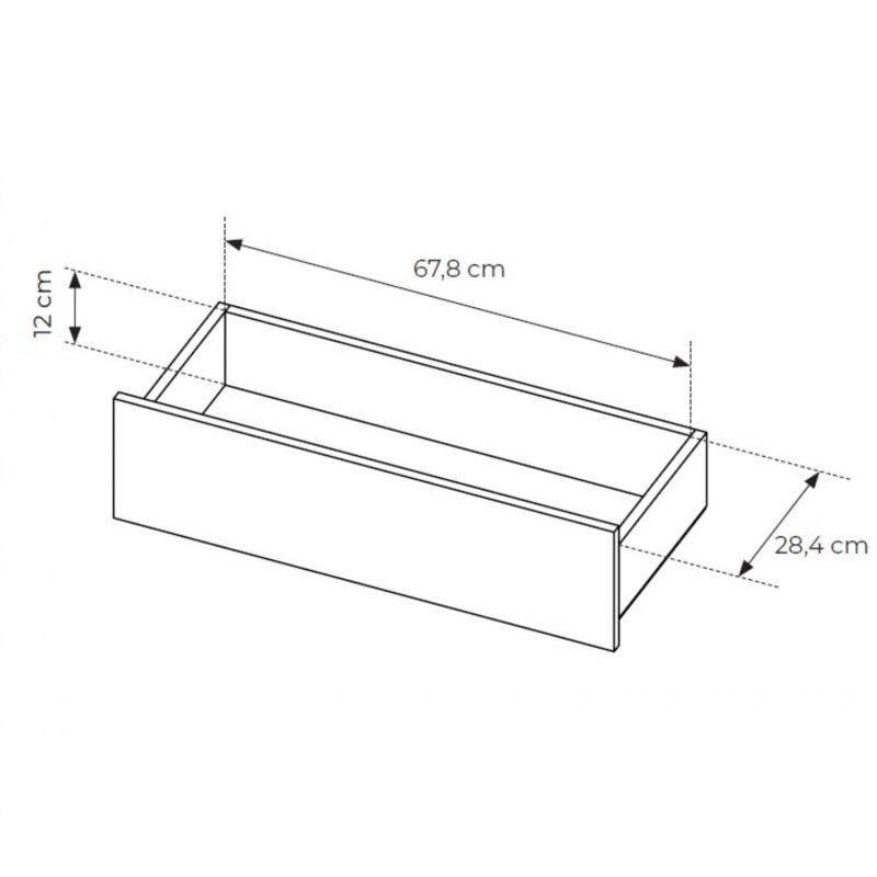 KIRO TV-Lowboard 176 cm mit LED & Glas, 2 Türen 1 Schublade, Kakao / Eiche 6/9