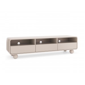 ALVION TV-Schrank 180 cm – Großer TV-Schrank mit abgerundeten Kanten in der Farbe Kaschmir 1/9