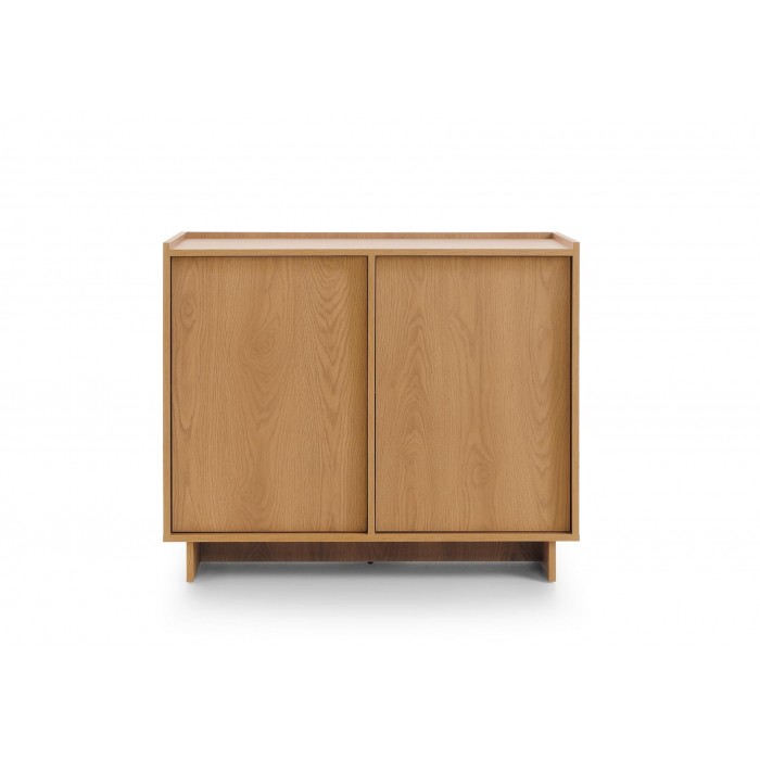 SUNA Kommode Japandi Design Sideboard Eiche Caramel grifflos 98 cm breit