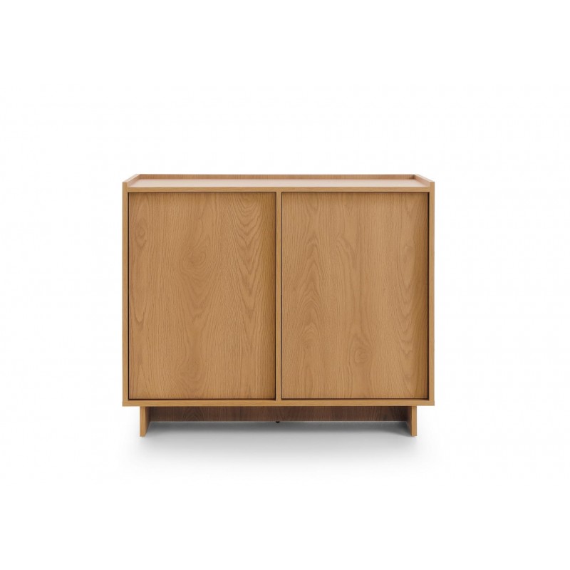 SUNA Kommode Japandi Design Sideboard Eiche Caramel grifflos 98 cm breit 5/9