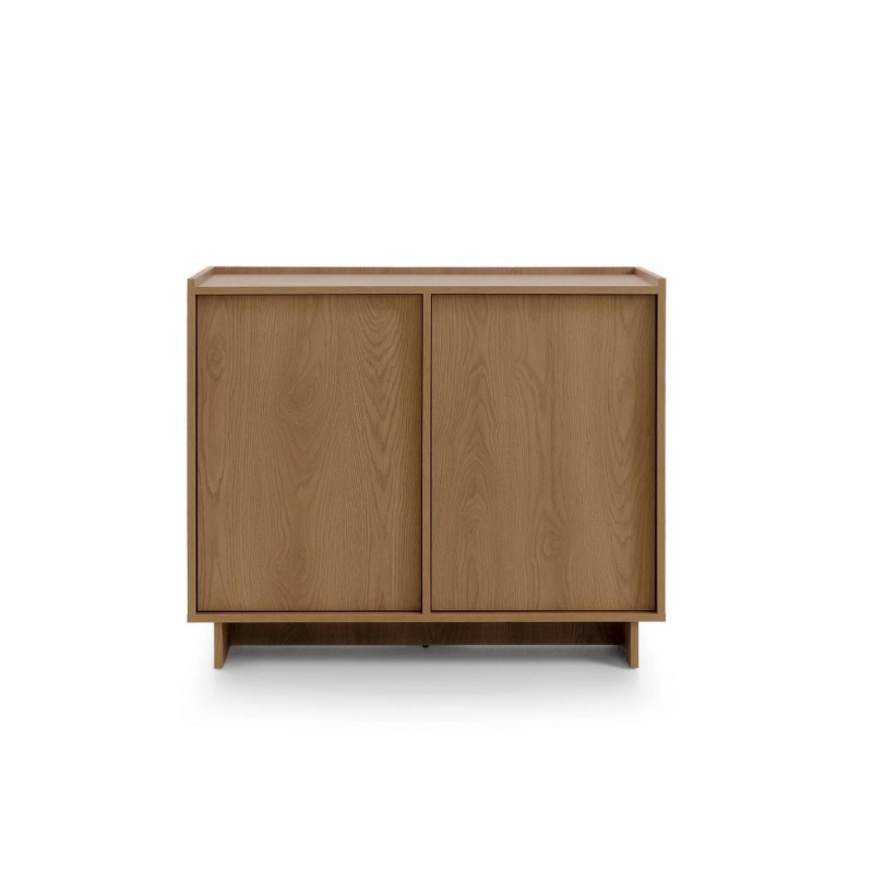 SUNA Kommode Japandi Design Sideboard Eiche Caramel grifflos 98 cm breit 5/9