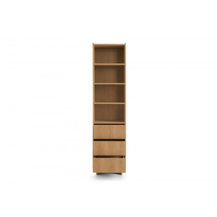 SUNA Bücherregal Japandi Design Eiche Caramel...