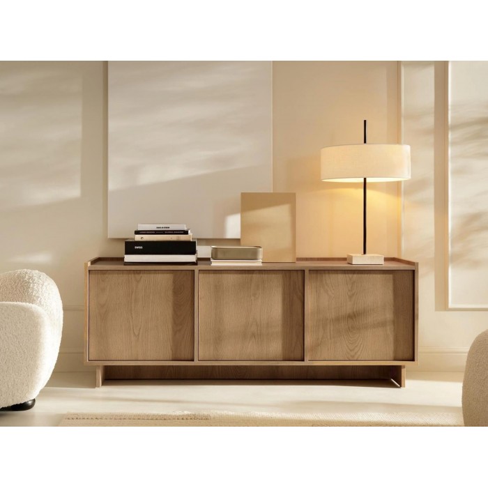 SUNA Lowboard Japandi Design TV Board Eiche...